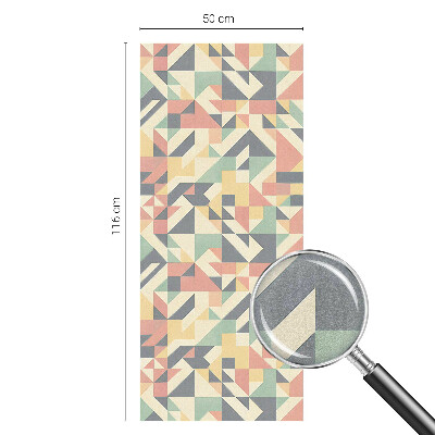 Dekorativna folija za steklo vitraž Energija geometrije