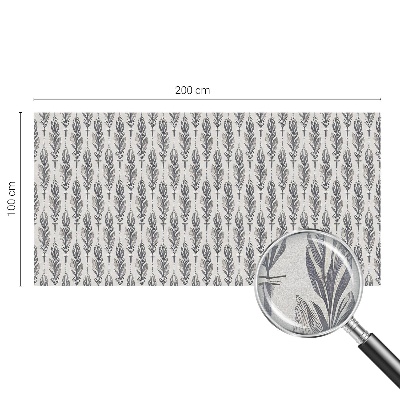 Folija za okna proti soncu Elegantno perje