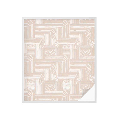 Mlečna folija za okna vitraž Geometrijski vzorec