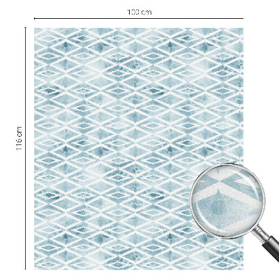 Folija za okna proti soncu Modri ​​rombi