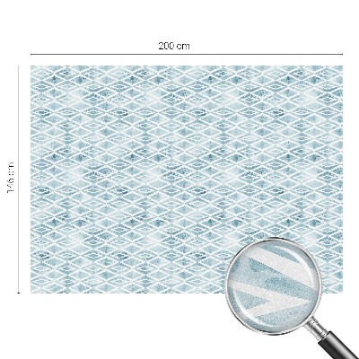 Folija za okna proti soncu Modri ​​rombi