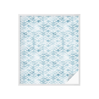 Folija za okna proti soncu Modri ​​rombi