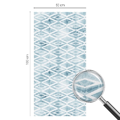 Folija za okna proti soncu Modri ​​rombi