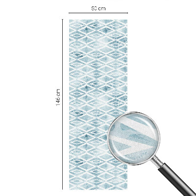 Folija za okna proti soncu Modri ​​rombi