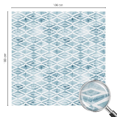 Folija za okna proti soncu Modri ​​rombi