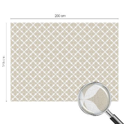 Mlečna folija za okna vitraž Geometrični listi