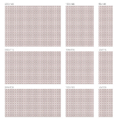 Okenska folija za zaščito pred pogledi Geometrija harmonije