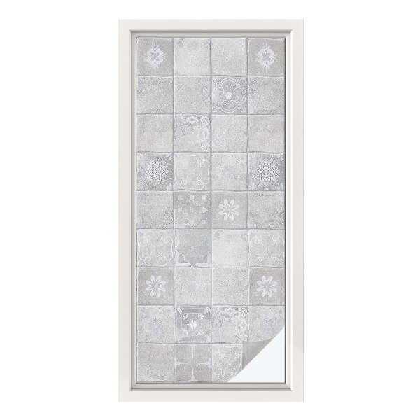 Mlečna folija za okna vitraž Dekorativna keramika