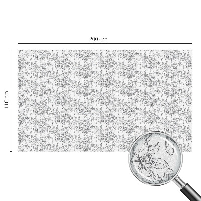 Okenska folija za zaščito pred pogledi Cvetlična eleganca