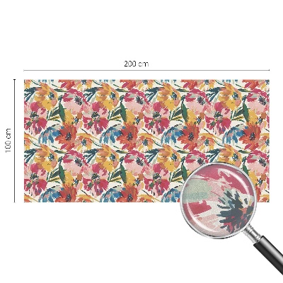 Dekorativna folija za steklo vitraž Eksplozija cvetov