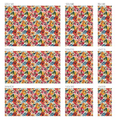 Dekorativna folija za steklo vitraž Eksplozija cvetov