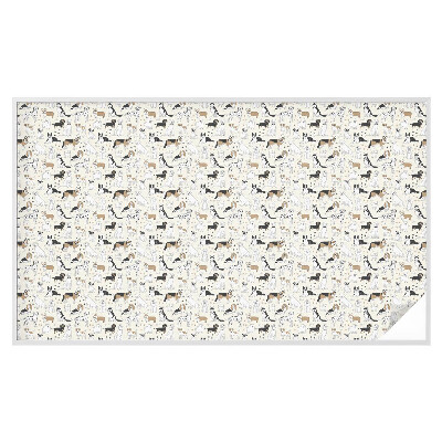 Okenska folija za zaščito pred pogledi Pasji vzorci