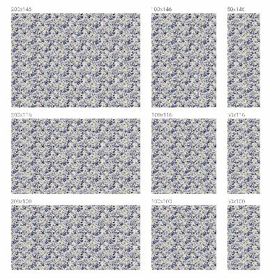 Okenska folija vitraž za zasebnost Cvetlična simetrija