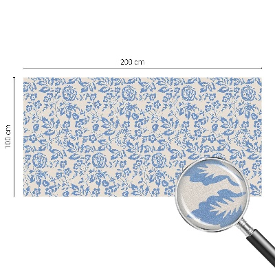 Dekorativna folija za steklo vitraž Cvetje, listi