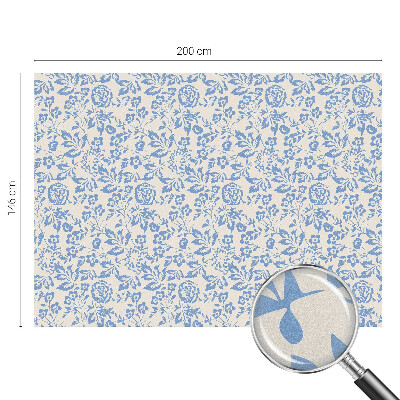 Dekorativna folija za steklo vitraž Cvetje, listi