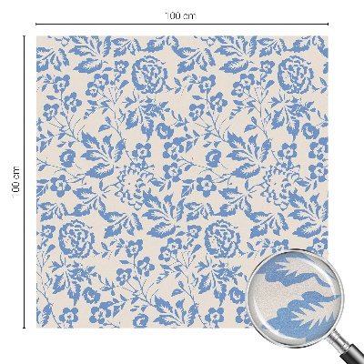 Dekorativna folija za steklo vitraž Cvetje, listi