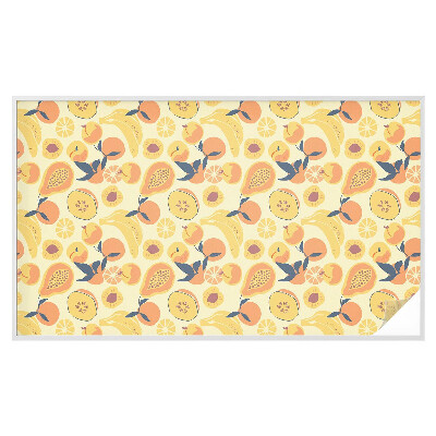 Okenska folija vitraž za zasebnost Sočno sadje