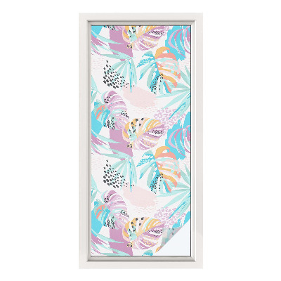 Okenska folija za zaščito pred pogledi Abstraktna džungla