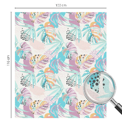 Okenska folija za zaščito pred pogledi Abstraktna džungla