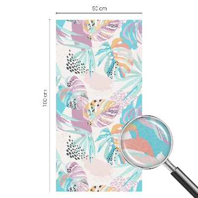 Okenska folija za zaščito pred pogledi Abstraktna džungla