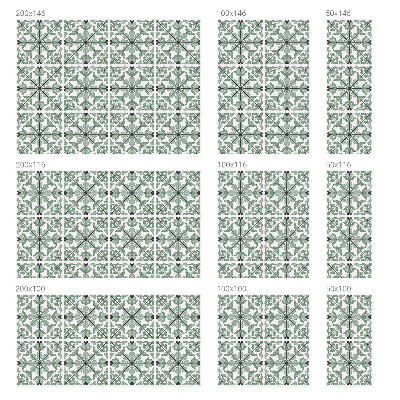 Mlečna folija za okna vitraž Rastlinski vzorec