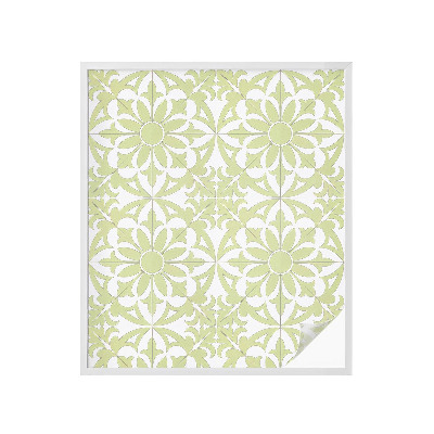 Dekorativna folija za steklo vitraž Zeleni okrasek