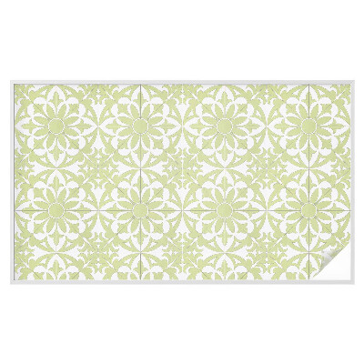 Dekorativna folija za steklo vitraž Zeleni okrasek