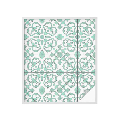 Okenska folija vitraž za zasebnost Klasični okraski