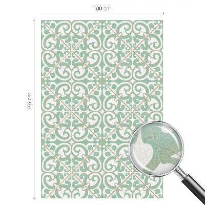 Mlečna folija za okna vitraž Klasična eleganca