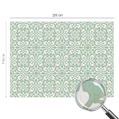 Mlečna folija za okna vitraž Klasična eleganca