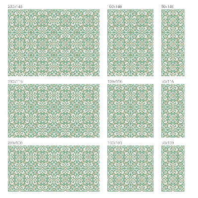 Mlečna folija za okna vitraž Klasična eleganca