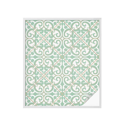 Mlečna folija za okna vitraž Klasična eleganca