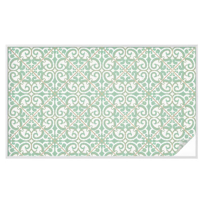 Mlečna folija za okna vitraž Klasična eleganca