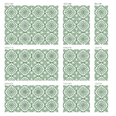 Dekorativna folija za steklo vitraž Zeleni listi