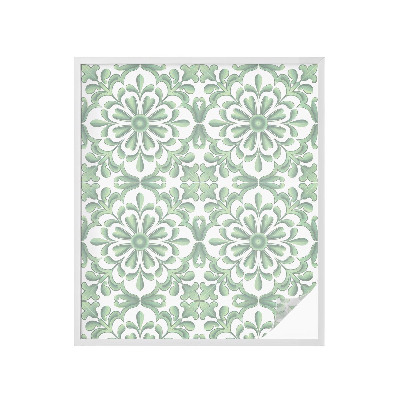 Dekorativna folija za steklo vitraž Zeleni listi