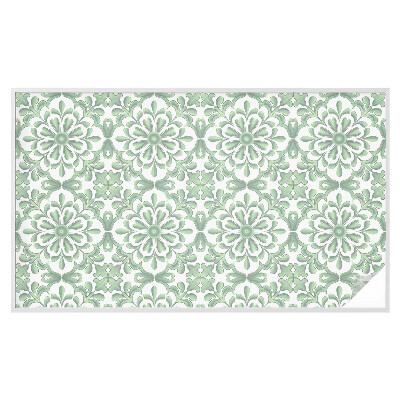 Dekorativna folija za steklo vitraž Zeleni listi