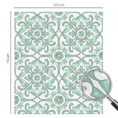 Okenska folija za zaščito pred pogledi Zelena simetrija