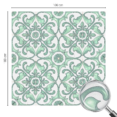 Okenska folija za zaščito pred pogledi Zelena simetrija