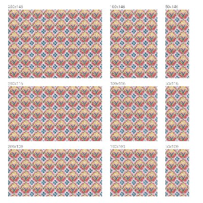 Mlečna folija za okna vitraž Cvetlični vzorci