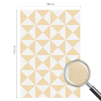 Dekorativna folija za steklo vitraž Geometrijski trikotniki