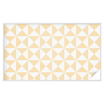 Dekorativna folija za steklo vitraž Geometrijski trikotniki