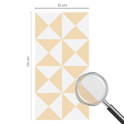 Dekorativna folija za steklo vitraž Geometrijski trikotniki