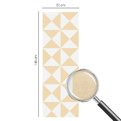 Dekorativna folija za steklo vitraž Geometrijski trikotniki