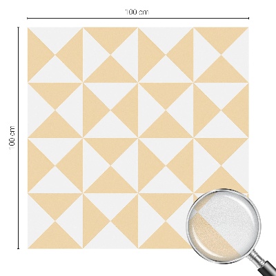 Dekorativna folija za steklo vitraž Geometrijski trikotniki