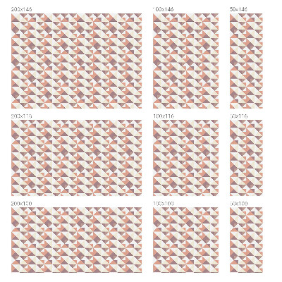 Mlečna folija za okna vitraž Sodobni trikotniki