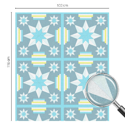 Folija za okna proti soncu Vzorec zvezde