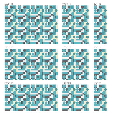 Okenska folija vitraž za zasebnost Geometrijski vzorci