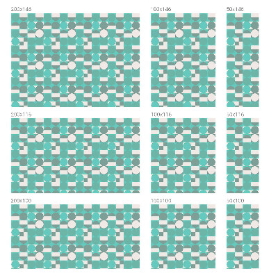 Okenska folija za zaščito pred pogledi Geometrijske oblike