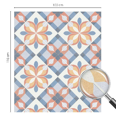 Dekorativna folija za steklo vitraž Barvita simetrija