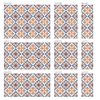 Dekorativna folija za steklo vitraž Barvita simetrija